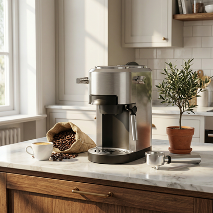 Stainless Steel Espresso Machine