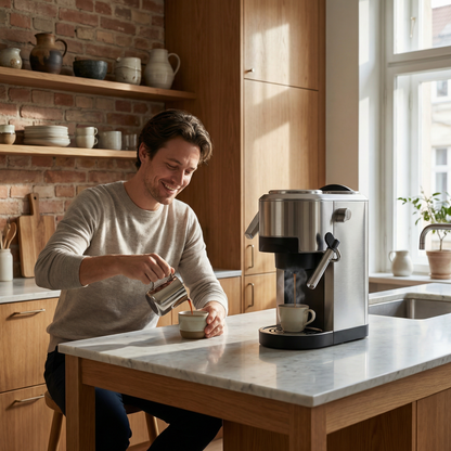 Stainless Steel Espresso Machine