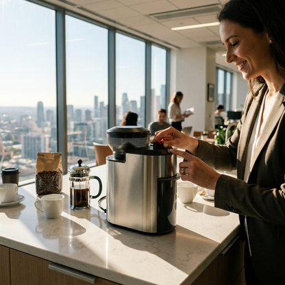 Automatic coffee bean grinder(Flat)