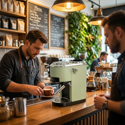 Stainless Steel Espresso Machine