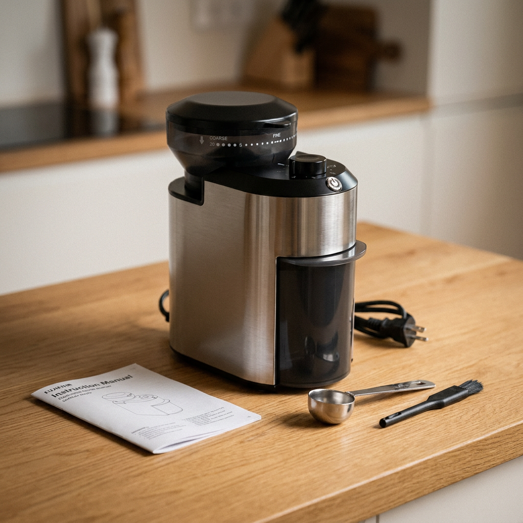 Automatic coffee bean grinder(Flat)